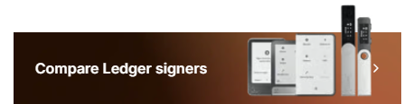 Compare Ledger signers